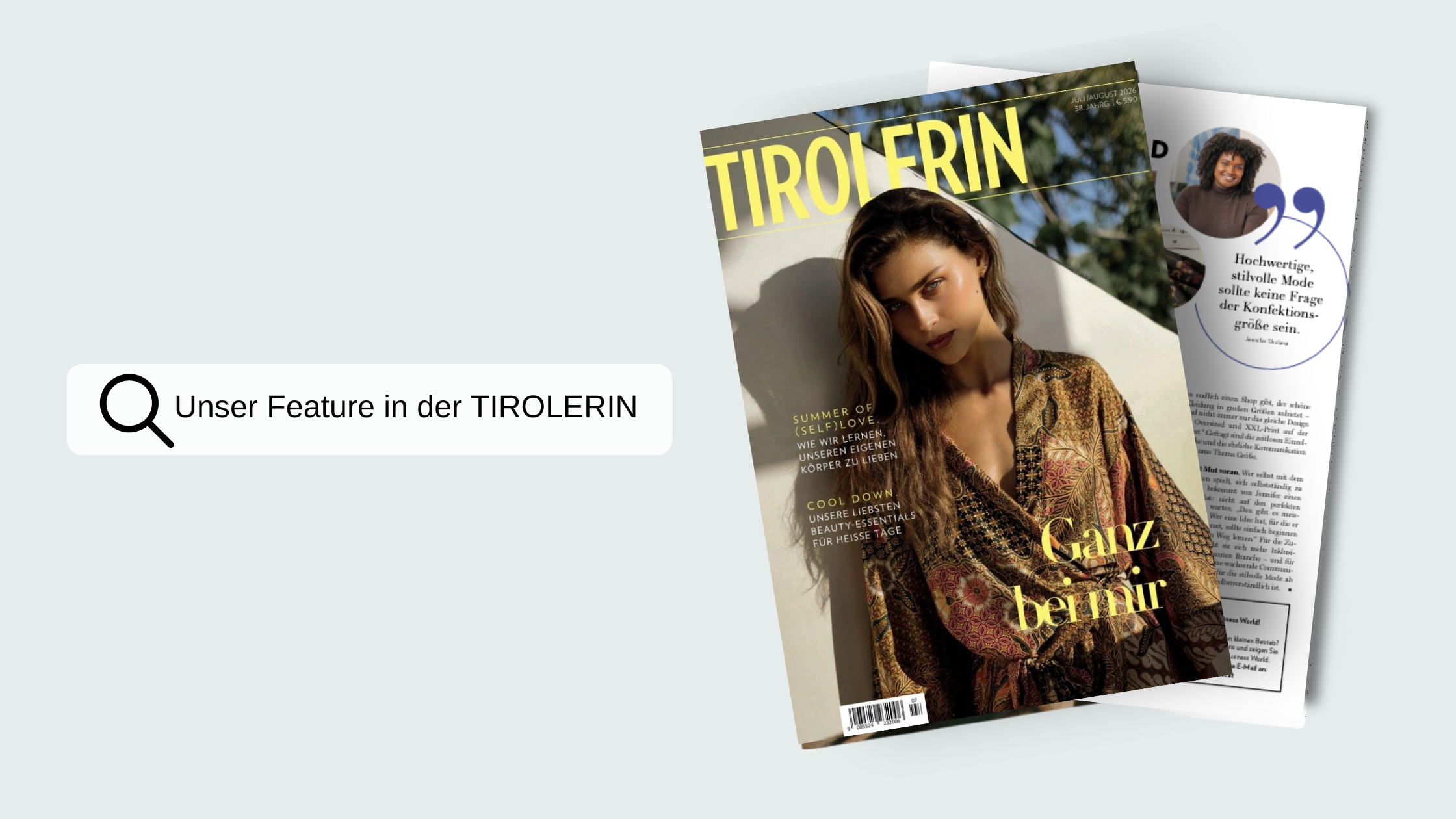 Unser Feature in der TIROLERIN
