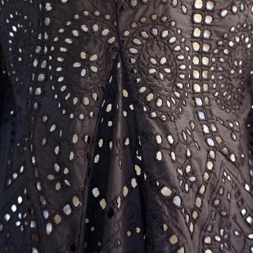Broderie Anglaise Kleid 44
