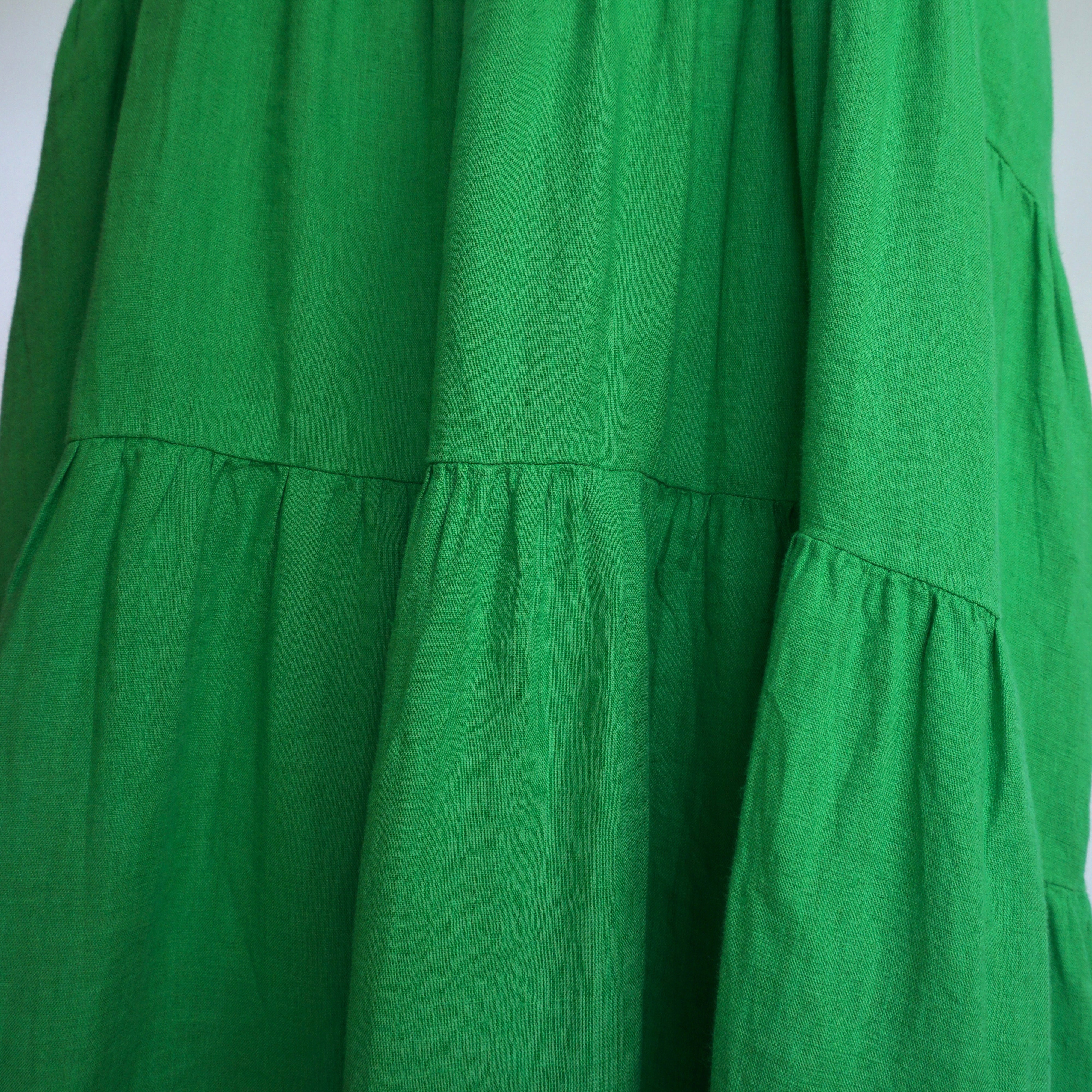 Hemdblusenkleid aus Leinen 46