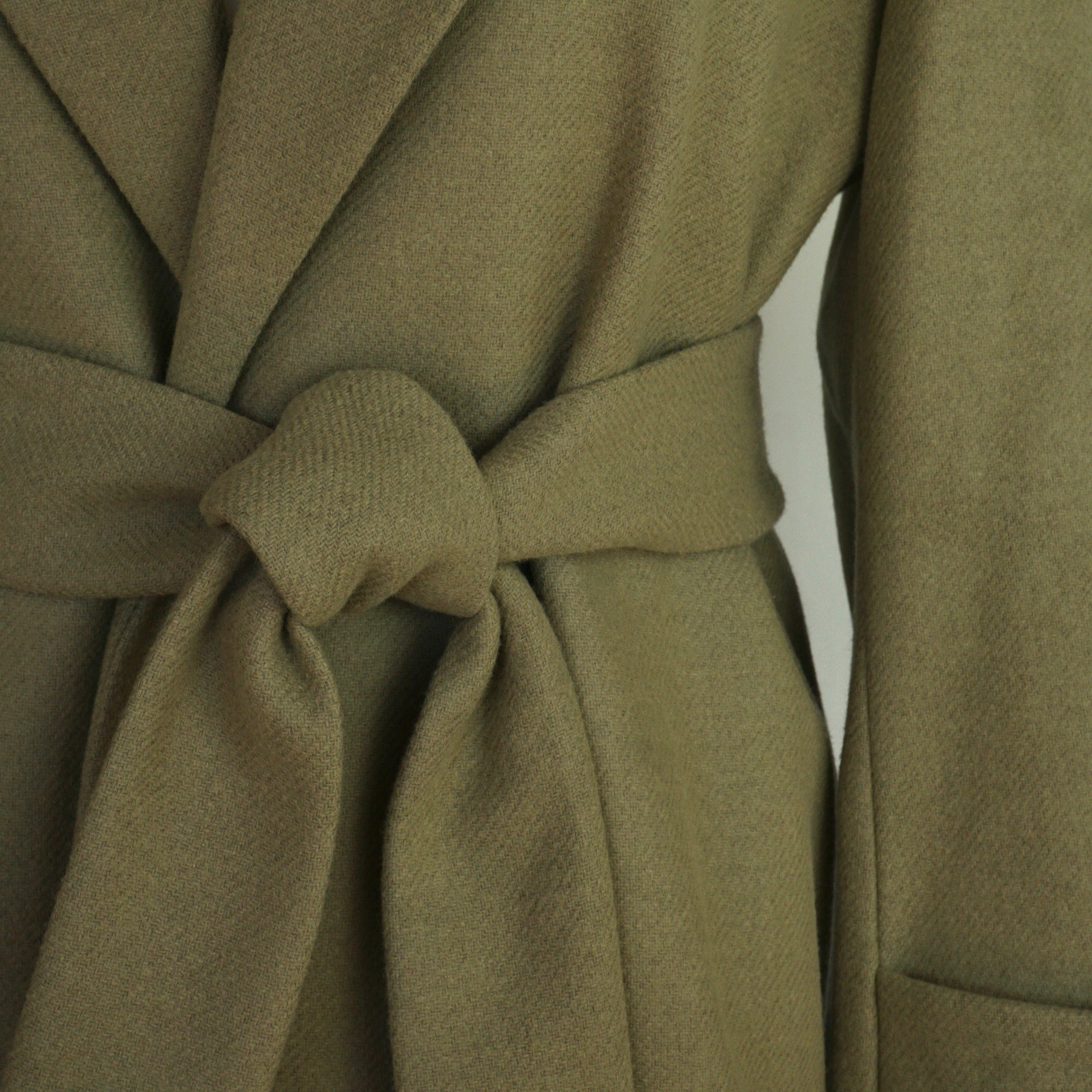 Mantel aus Wollgemisch 46