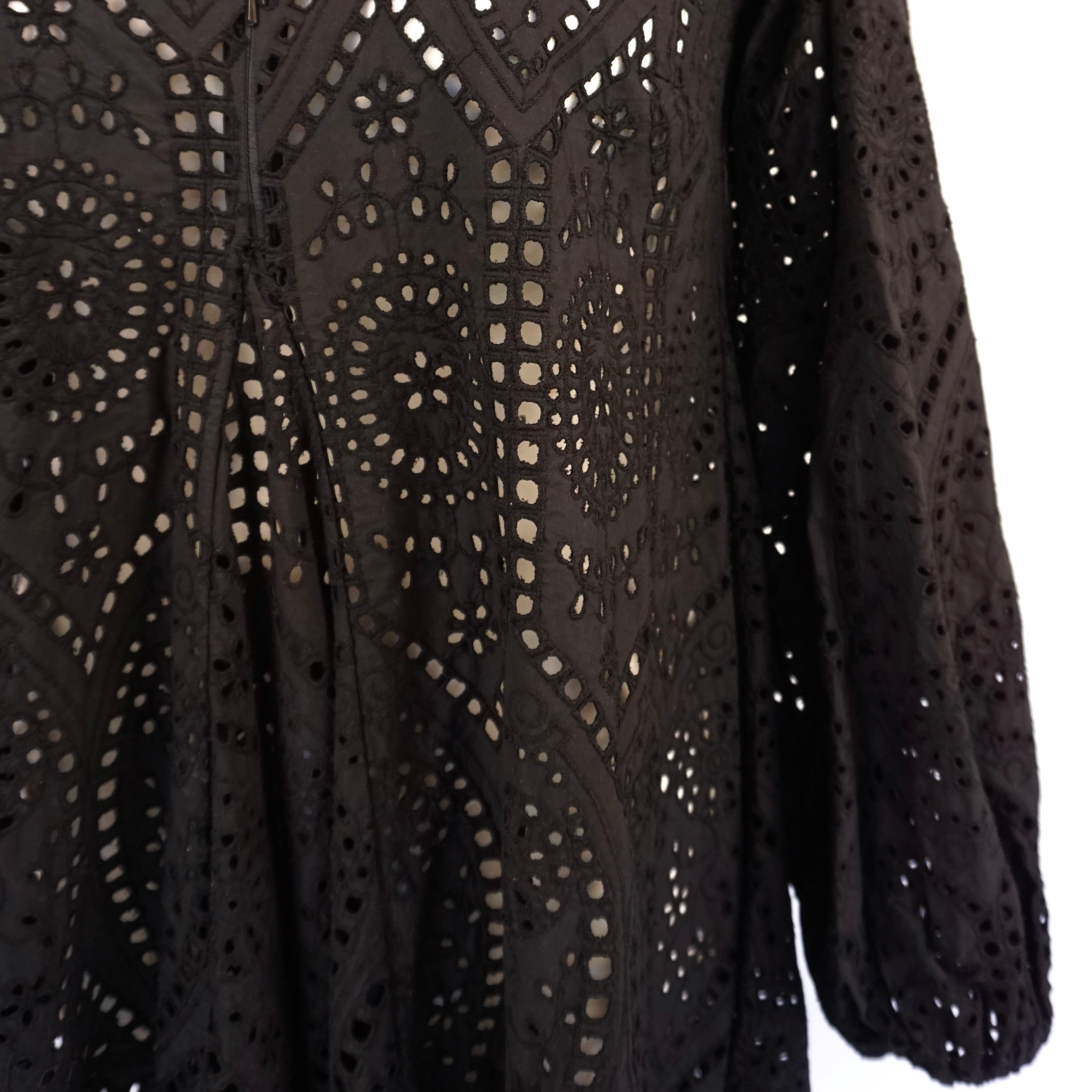 Broderie Anglaise Kleid 44