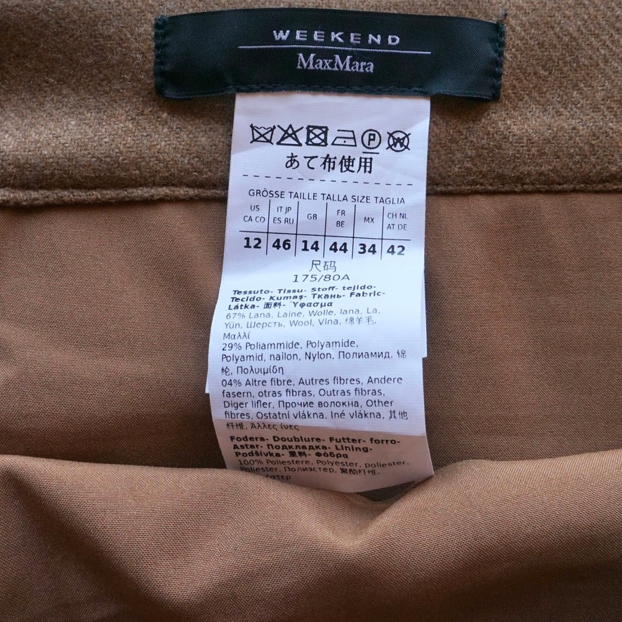 Faltenrock aus Wolle 42