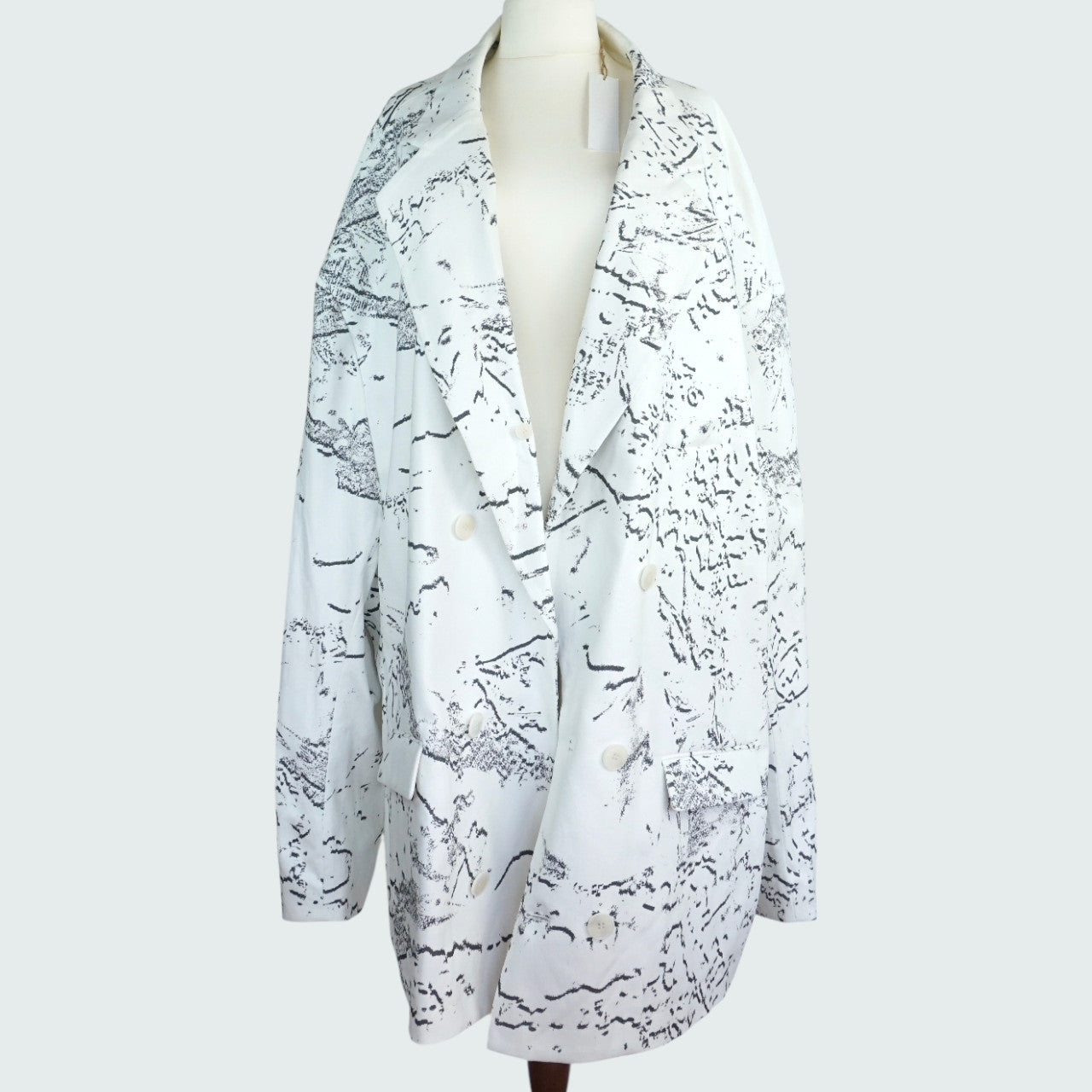 Oversized Blazerkleid Mantel 48