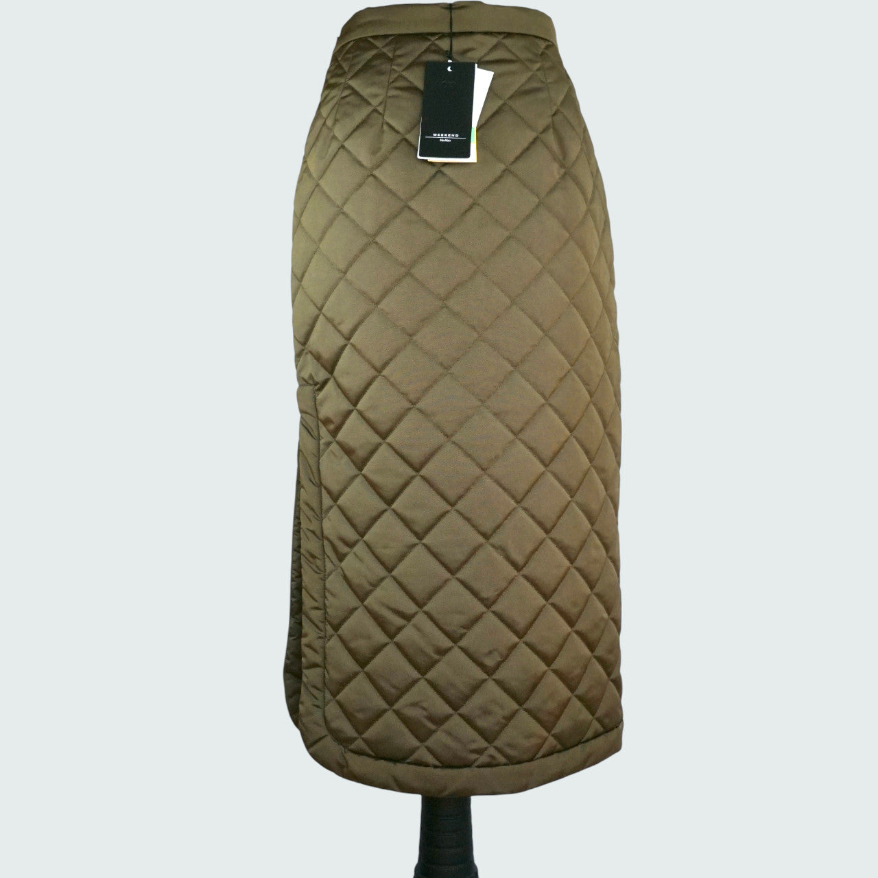 Gesteppter Midirock mit Seitenschlitz 40