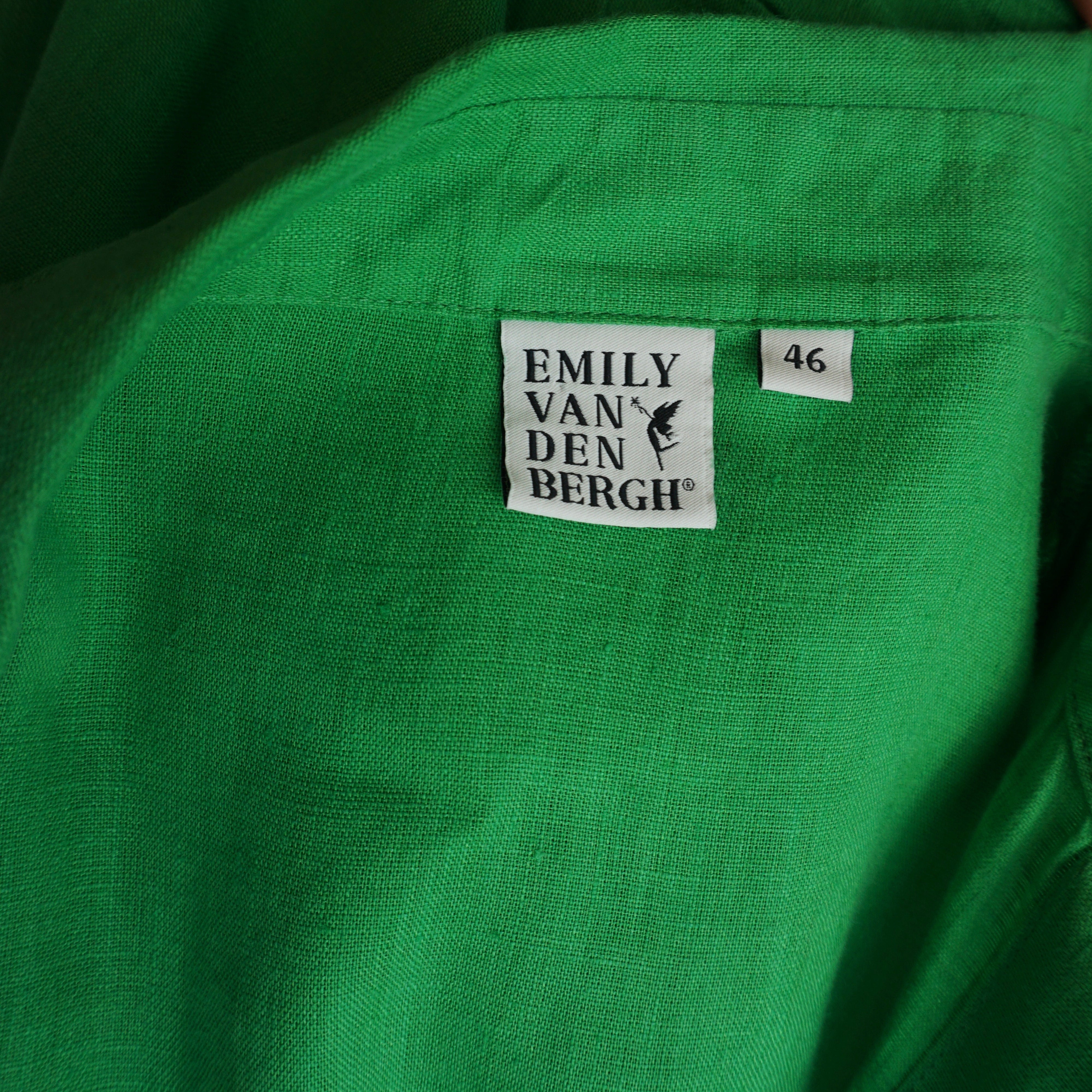 Hemdblusenkleid aus Leinen 46