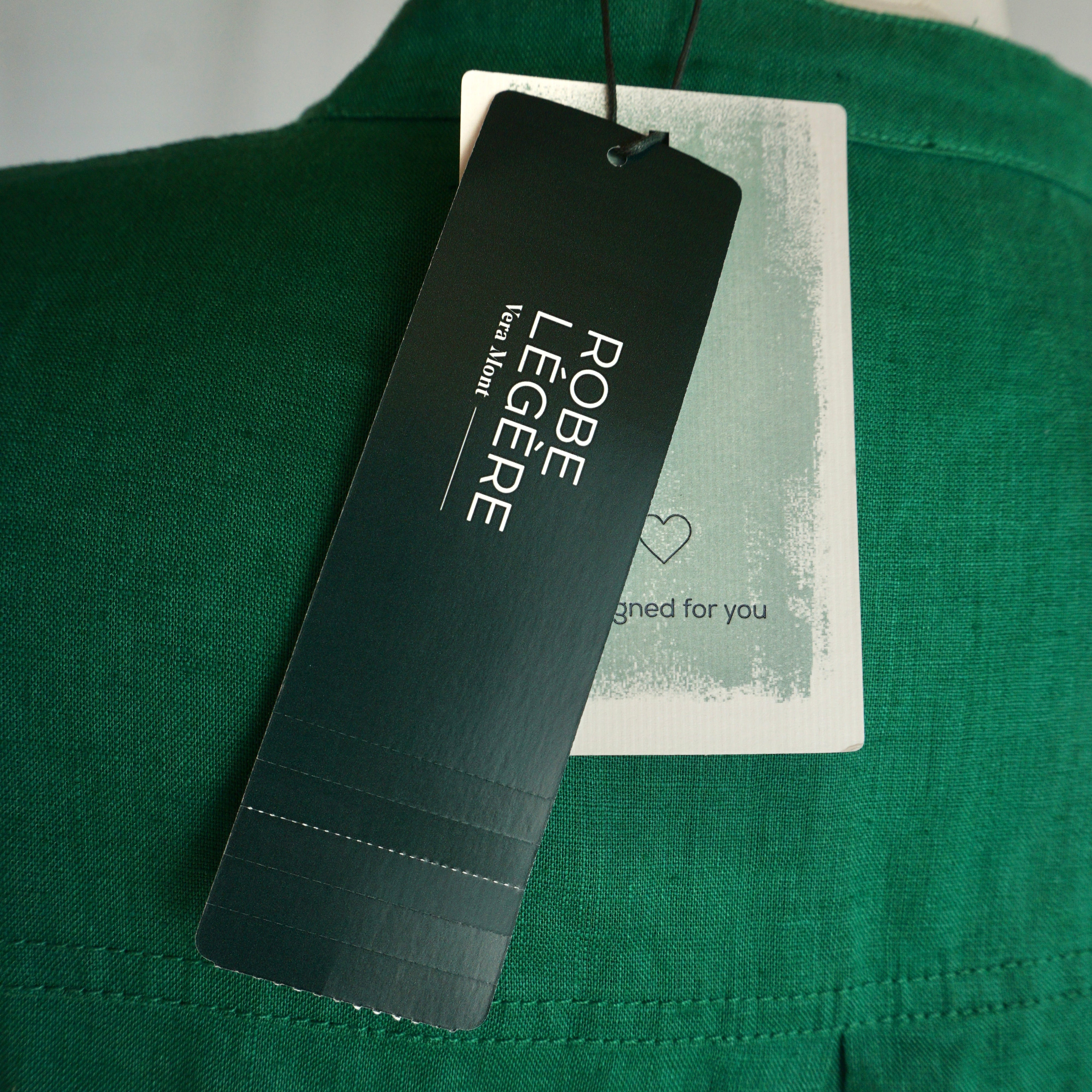 Hemdblusenkleid aus Leinen 46