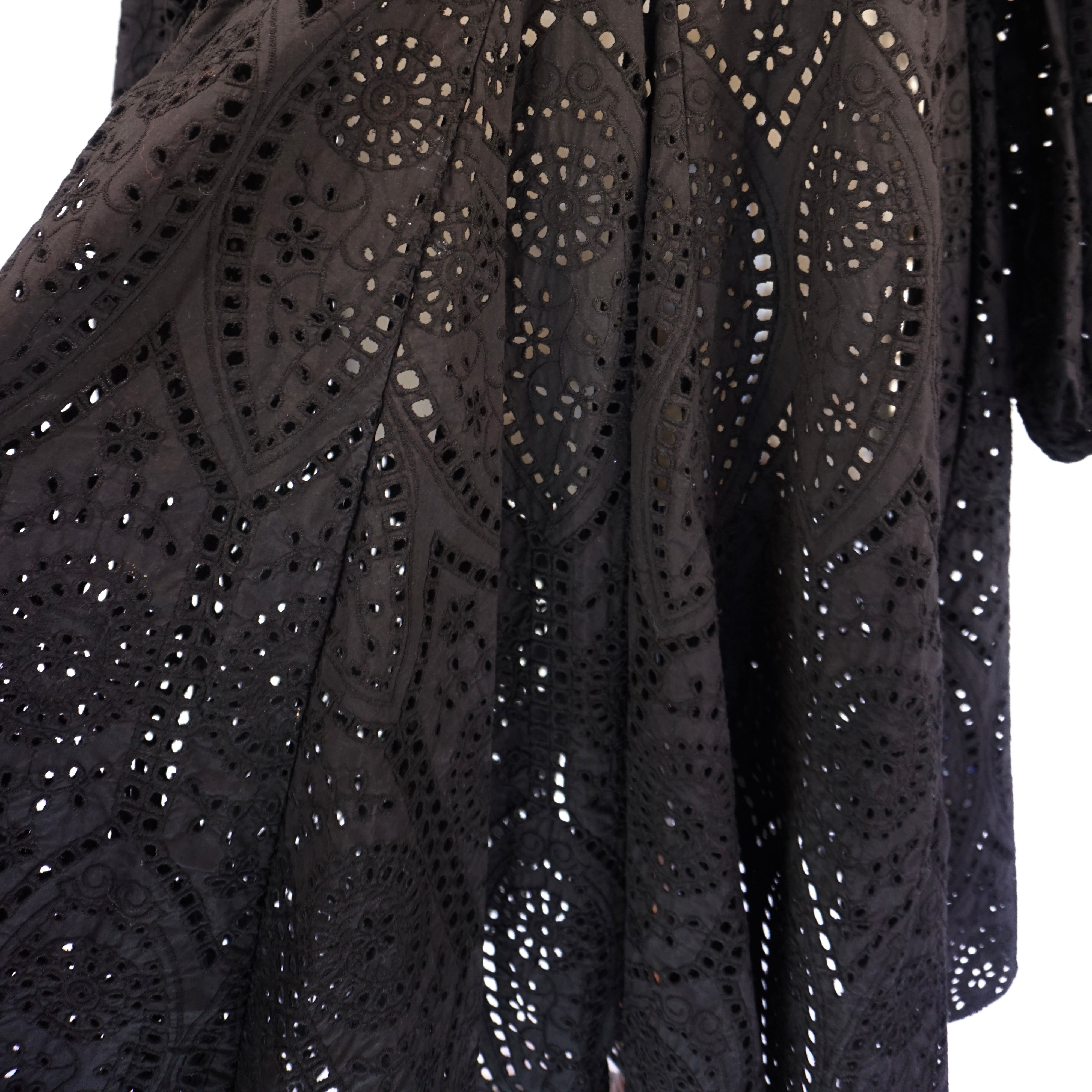 Broderie Anglaise Kleid 44