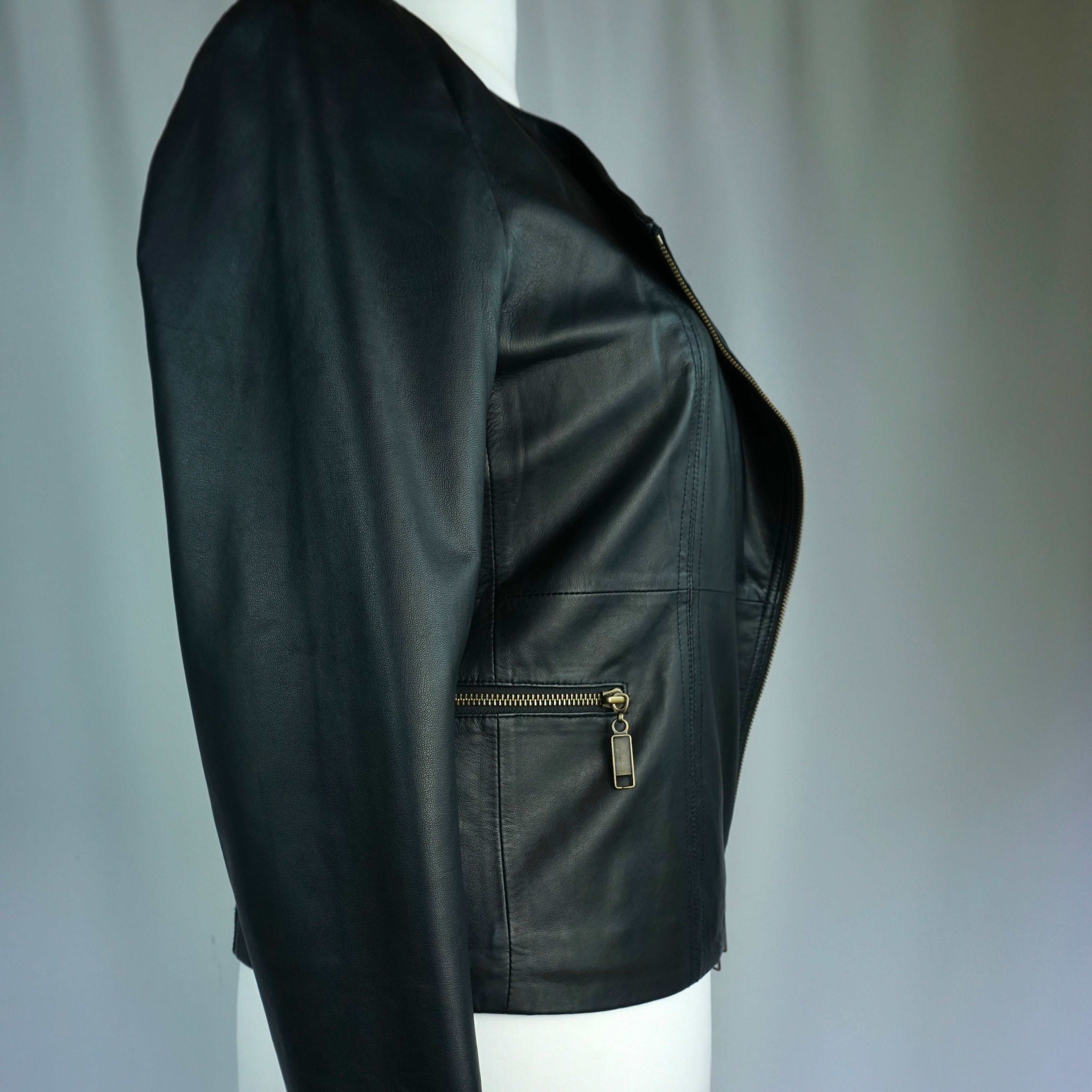 Lederjacke aus Lammnappa 42