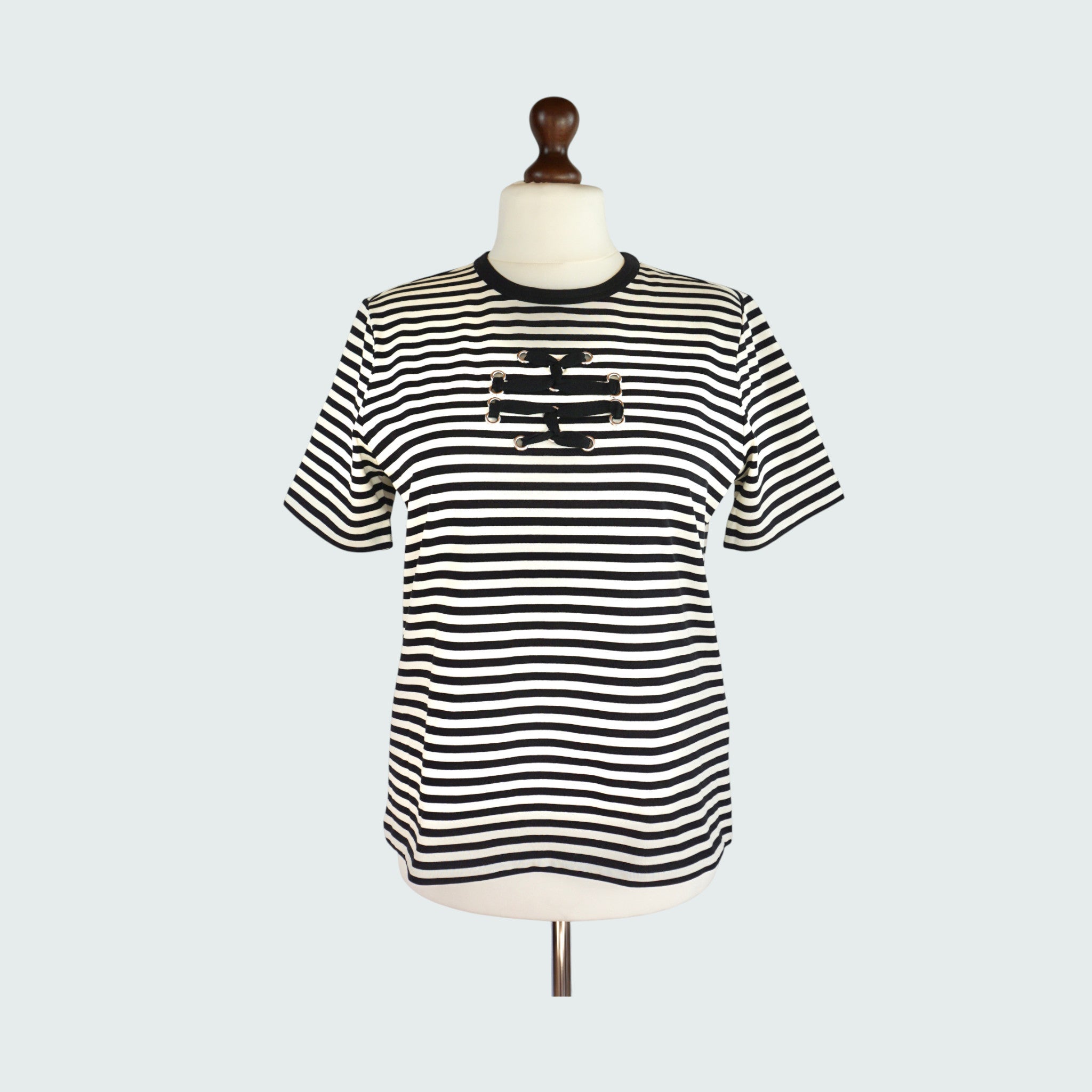 Kurzärmeliges Baumwoll T-Shirt 44/46