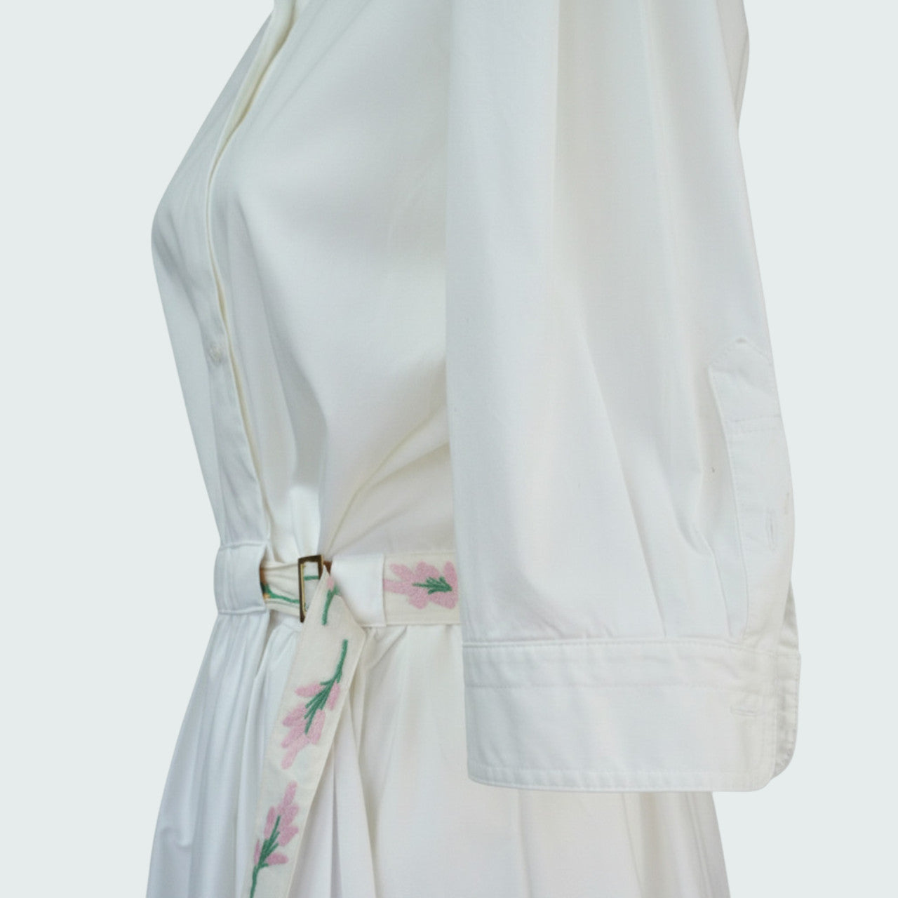 Hemdblusenkleid mit Gürtel 42